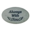 Angelstar Rainbow Bridge Pet Stone-Always with You, Deep Grey