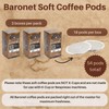 Baronet Coffee Pods [French Vanilla-54 Pods] Flavored Single Cup Use,
