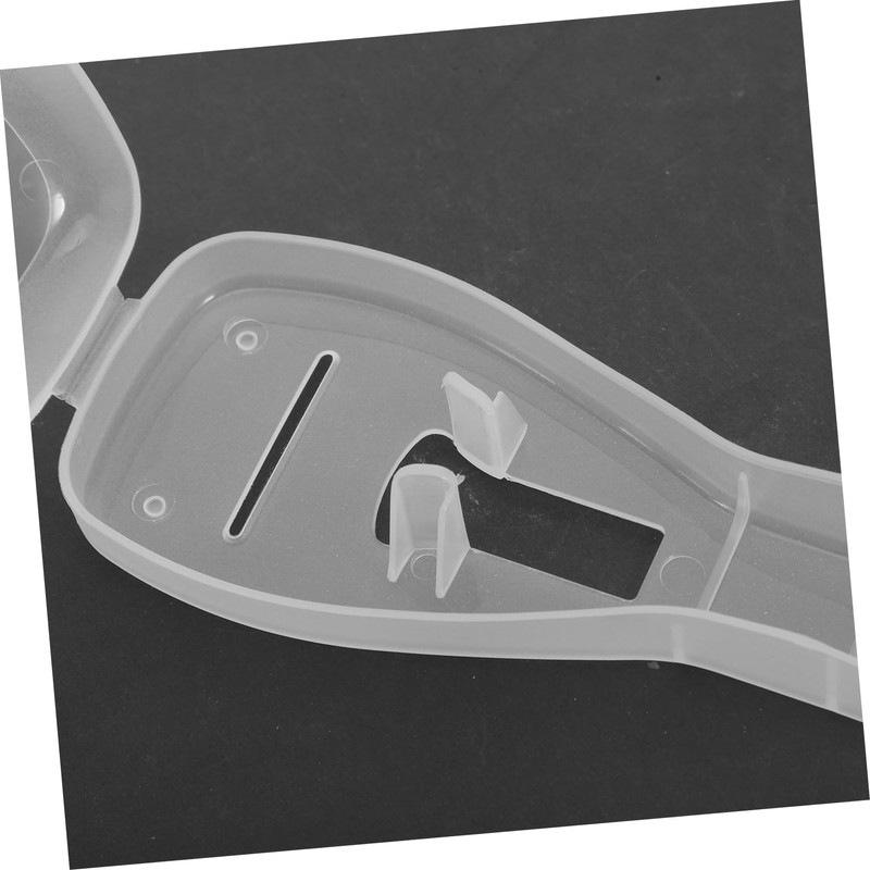 SAFIGLE 2pcs Clear Razor Protector Case Travel Container Manual Razor