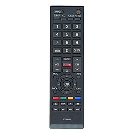 New CT-8037 Universal Remote Control for All Toshiba Brand TV, Smart TV (CT-8037)