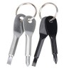 4PCS Mini Pocket Screwdriver Set Keychain Outdoor Tool Kit Stainless
