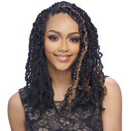 MULTI PACK DEALS! Harlem125 Synthetic Hair Braids Kima Spring Twist 8" (3-PACK, T1B/BG)