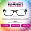 Sightline 6005 Progressive Reading Glasses – Multifocus Magnification Lenses –