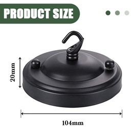Ceiling Canopy Kit Ceiling Light Lamp Base Pendant Light Roof Kit Ceiling Light Cover Plate with Chandelier Hook Ceiling Accessories Ceiling Canopy Ceiling Rose Cover Lamp Connection