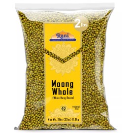 Rani Moong Whole (Ideal for cooking & sprouting) Lentils Indian 2lbs (32oz)