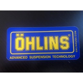 Ohlins Suspension 7x3 Decal Sticker Shock HOG STREET GSXR, 600rr, MotoGP, Ducati