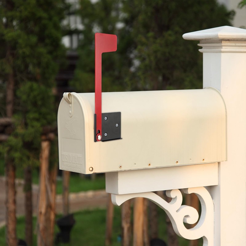 NQEUEPN Red Mailbox Flag, Professional Replacement Flag for Mailbox, No