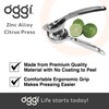 OGGI Citrus Press- Zinc Alloy Manual Citrus Juicer, Ideal Hand