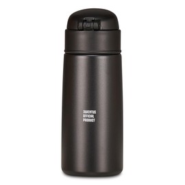 Seven Juventus Thermos Flask, Black, Temperature Resistant up to 24 Hours, Water Bottle for Nursery, Primary School and Leisure, Children's Football, Black, Modern