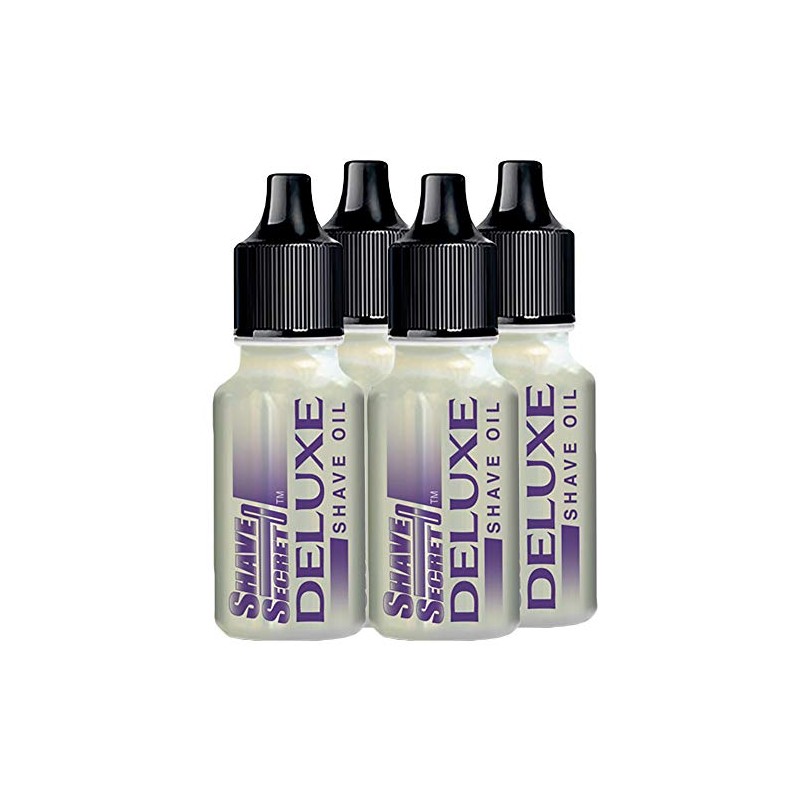 SHAVE SECRET DELUXE SHAVING OIL - 18.75ml (4 Pack)