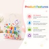 joycraft Dog Paw Clear PVC Gift Bags with Handles, 12Pcs