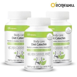 Roniwell [Roniwell] Body Care Diet Catechin 60 tablets x 3 (total 3 months supply) / [로니웰] 바디케어 다이어트 카테킨 60정 x 3개 (총 3개월분)