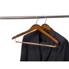 10 Quality Hangers Curved Wooden Hangers Beautiful Sturdy Suit Coat