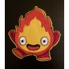 Unbranded Calcifer Fire Demon Embroidered IronOn Patch Howl's Moving Castle