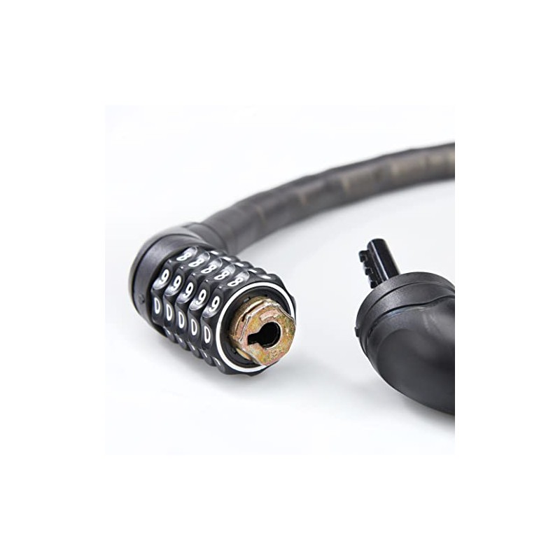 DANSI Armoured Bicycle Lock I 5-Digit Combination Lock I Bicycle