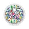 FreeStyle Libre 3 Sensor Stickers – Set of 10 "Flowers"