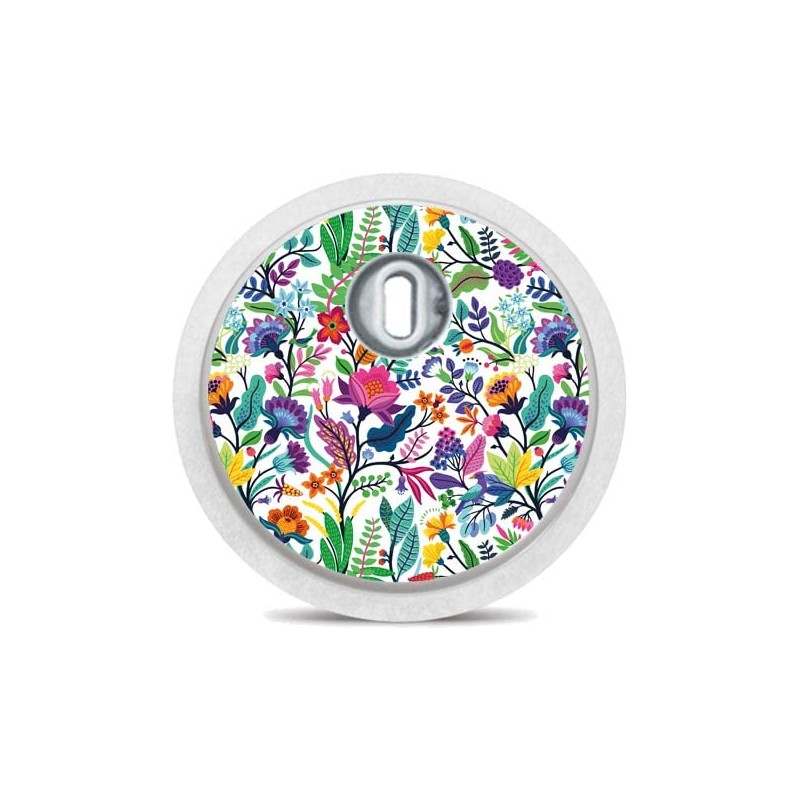FreeStyle Libre 3 Sensor Stickers – Set of 10 "Flowers"