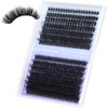 Geeneiya Eyelash Clusters Fluffy Lash Extension Mink Thick Cluster Eyelash