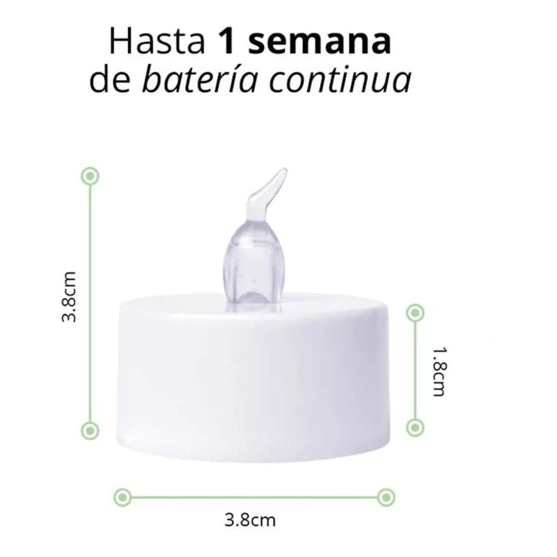 Led 24 Velas Led Ambar Parpadeantes Decoracion Fiestas Boda Xv