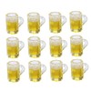 12Pcs Beer Cup, Miniature Cups, Dollhouse Mug Model for Miniature