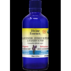 Divine Essence Lavender Oil (Hybrid Super, Organic) - 100ml
