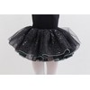 Girls Tutu Skirt 4 Layered Tulle Sparkly Ballet Skirt Sequines