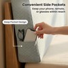 Kamellia No-Tools Headboard Pillow King Size – Instant Back Support