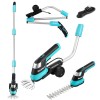 DURATECH 3-in-1 Handheld Electric Grass Trimmer & Hedge Shears for