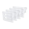 Andiker Fridge Dividers, Pack of 4, Adjustable Fridge Organiser, Plastic