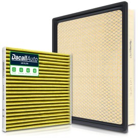 Dacall Activated Carbon Cabin & Engine Air Filter Set fit for Toyota Tacoma V6-3.5L (2016-2023), Replace Part NO. 178010P100, 335017, CF10374, 87139YZZ09