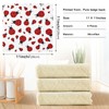 Nesatuwa Ladybug Kitchen Towels and Dishcloths Set Absorbent Reusable 6