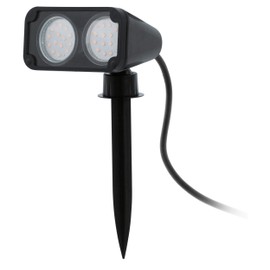 EGLO 93385 GU10-LED Black Outdoor Floor Lamp NEMA 1