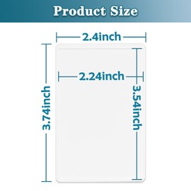 New Medicare Card Holder Protector Sleeves, Clear Medical Card Protectors 12Mil Business Card Sleeve Medicare Credit Card Holder for New Medicare Card, Business Card, Social Security Card - 10 pack