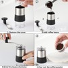 Manual Coffee Bean Grinder - Conical Burr Coffee Grinder with