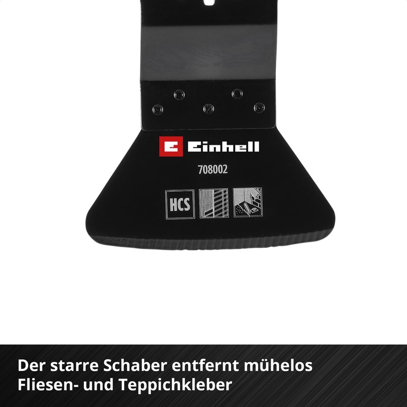 Original Einhell Scraper Rigid 52 mm (Durable Carbon Steel, Open