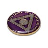 1 Year Sobriety Coin | Triplate AA Chip Recovery Anniversary