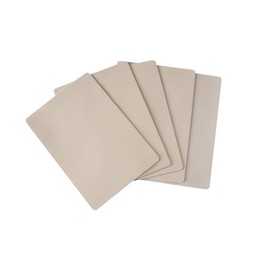 Tattoo Skins - Fake Skin For Tattooing - Practice Tattoo Skin Set Of 5 - Similar To Pound Of Flesh - Microblading - Piel Sintetica Para Tatuar - As Thick As Human Skin - 8x6x0.06" 100% Silicone