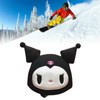 Hand Knitted Helmet Cover Cartoon Girl Cute Ski Helmet Hat