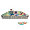 Infantino Foldable Soft Foam Play Mat, 57" Baby Mat for