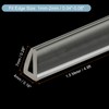 sourcing map U Channel Edge Trim, 4.9ft Length Rubber Guard