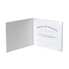 GraduationService Smooth Diploma Certificate Cover 8 1/2" x 11"(White)