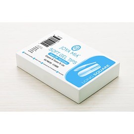 Soft Gel Nail Tips Full Cover Nail Tips Kit for Soak Off Nail Extensions, 550 Pcs Clear Soft Pre-buff PMMA False Press on Nail Tips, 11 Sizes - 10 Shapes to choose from (Long Square)