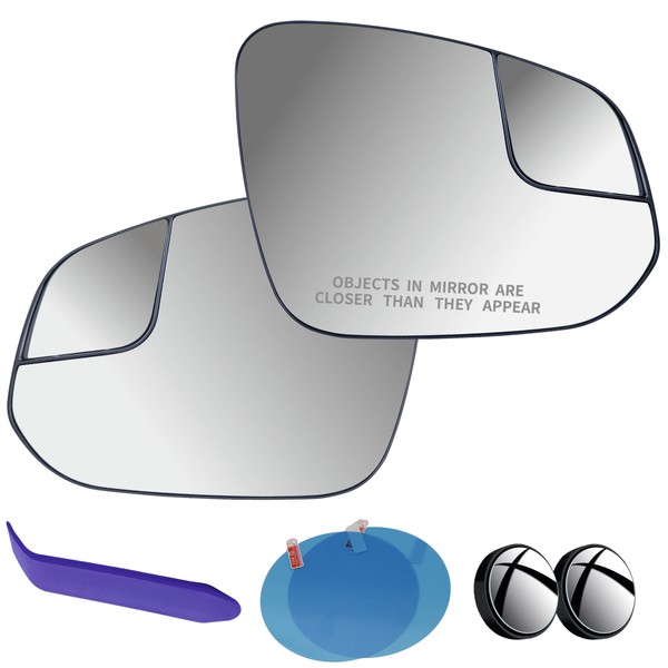 EAP Pair of Passenger & Driver Side Mirror Glasses Compatible