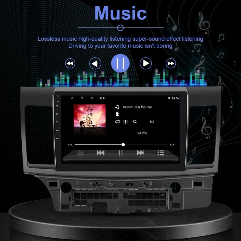 Unbranded For 2008-2017 Mitsubishi Lancer Car Stereo Radio Android 12