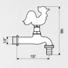 L'ARTISTICA F.LLI PERINCIOLI | Tap with Chrome-plated Tap Handle, Brass