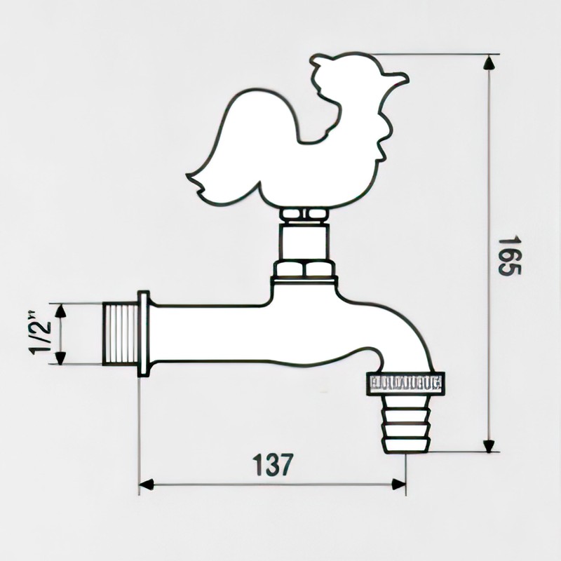 L'ARTISTICA F.LLI PERINCIOLI | Tap with Chrome-plated Tap Handle, Brass