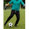 Men's Goalkeeper Pants, Goalie Padded Pants (AM) Black