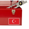 2 x 10cm Turkey Flag Vinyl Sticker Bike Laptop Car
