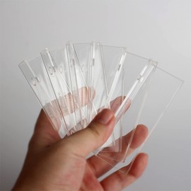 Vinyl Record Wall Mount Vinyl Holder Acrylic Records Storage Wall Vinyl Storage LP Presentation (Transparent, Pack of 6)