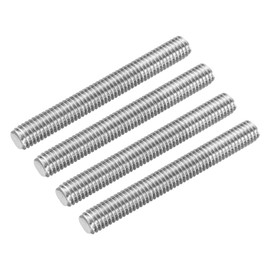 MECCANIXITY Fully Threaded Rod 3/8"-16 UNC Thread Pitch 304 Stainless Steel Right Hand Threaded Rods Bar Studs,3.15 inch 4 Pack